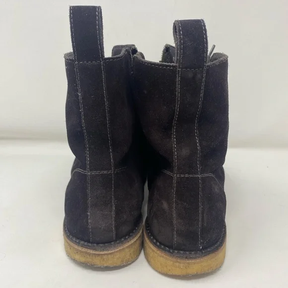 Bottega Veneta Suede Chelsea Boots Sz 9 1/2 US,41 1/2 EU Zipper Side